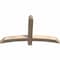 Ekena Millwork Bellingham Smooth Timber Gable Bracket, Douglas Fir, 48"W x 28"H x 3 1/2"D x 3 1/2"F, 14/12 Pitch GBW048X28X0404BEL00SDF - alternate 4